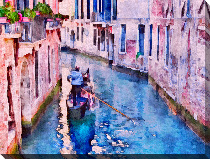 Venice Canals Watercolor XII